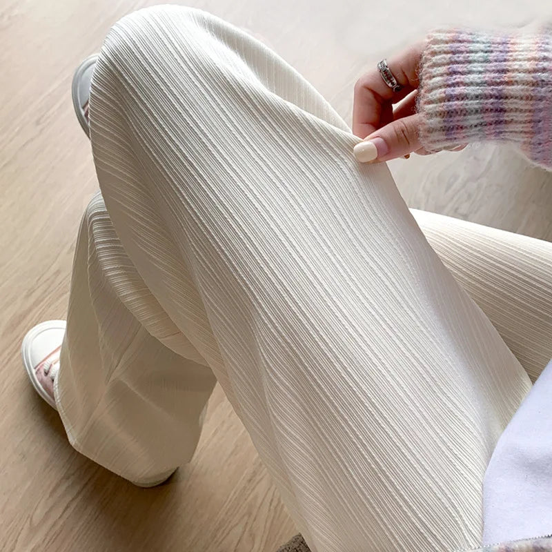 Women’s Fleece-Lined Wide-Leg Pants