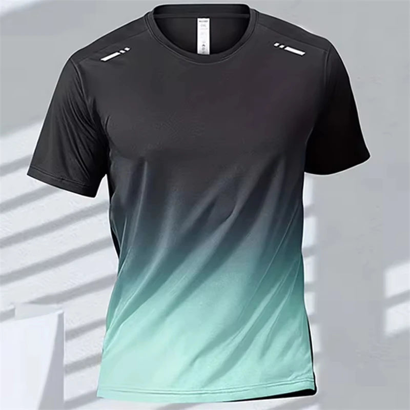 Men’s Quick-Dry Sports Tee – Oversized Gym & Running T-Shirt