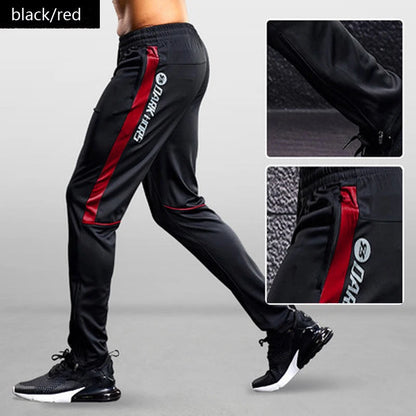 Men’s Sports Joggers – Running Pants with Zipper Pockets, Training & Fitness Trousers