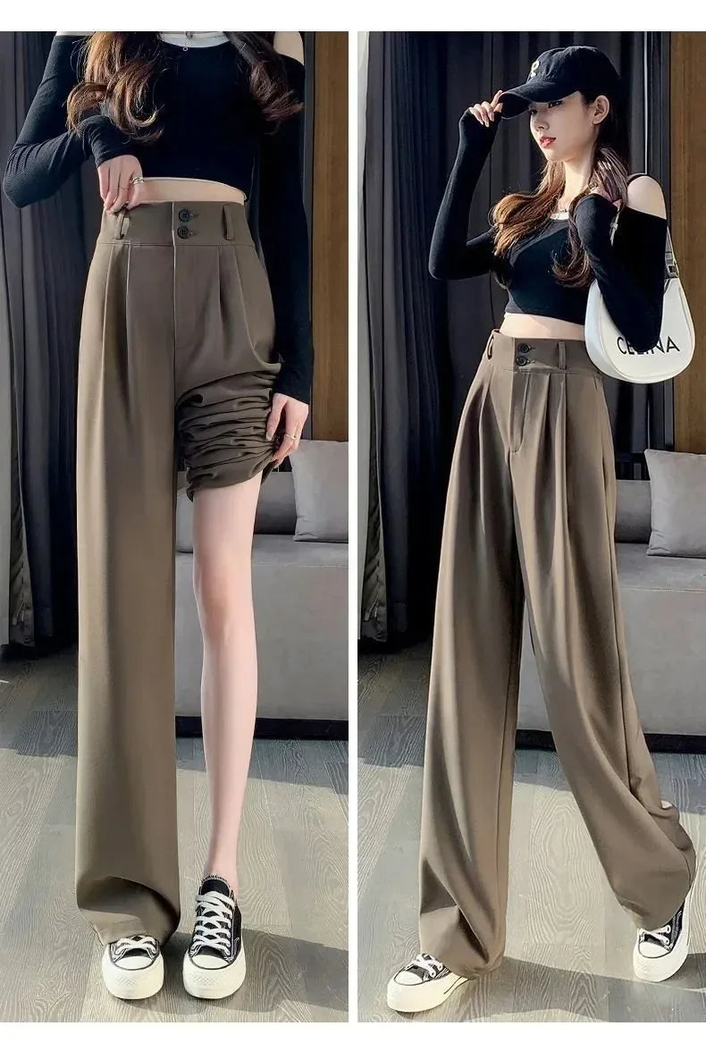 Women’s Wide-Leg High Waist Pants