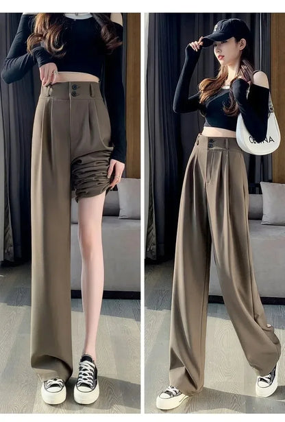 Women’s Wide-Leg High Waist Pants
