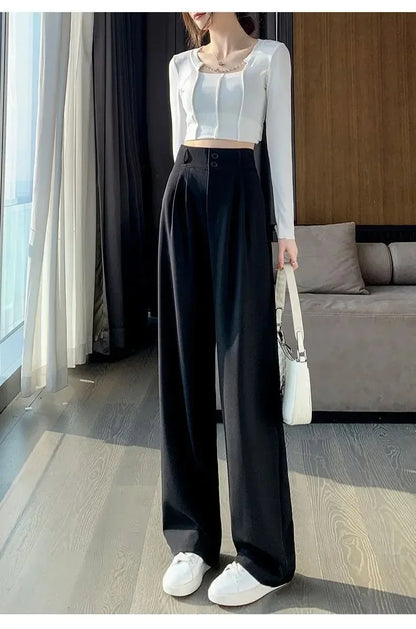 Women’s Wide-Leg High Waist Pants