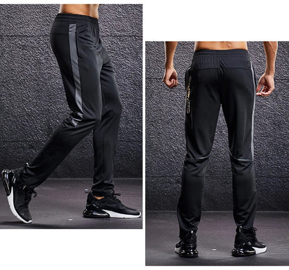 Men’s Sports Joggers – Running Pants with Zipper Pockets, Training & Fitness Trousers