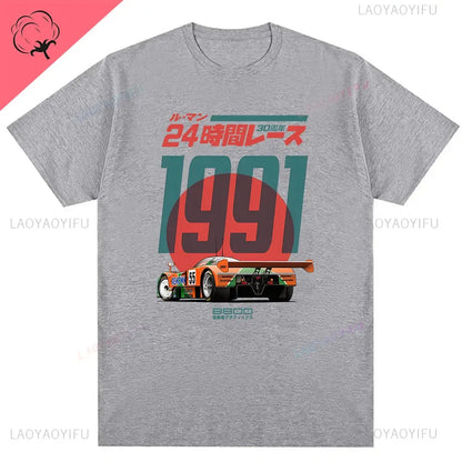 Japanese 787B 30th Anniversary Tee – Retro Gamer Anime Cotton T-Shirt