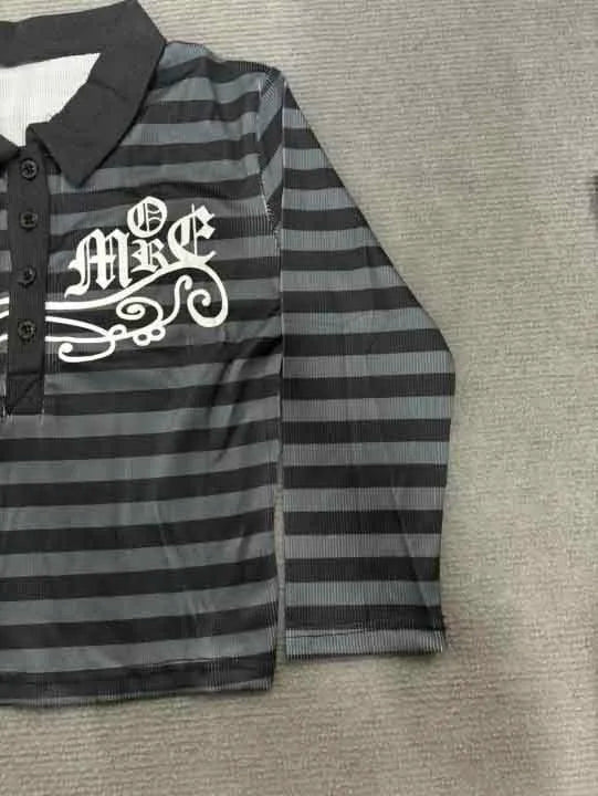 Y2K Gothic Letter Crop Top