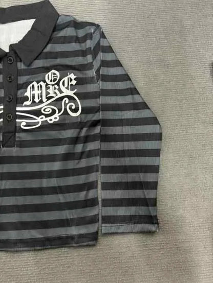 Y2K Gothic Letter Crop Top