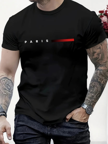 Men’s Gothic Skull Tee – Oversized Y2K Streetwear Short Sleeve