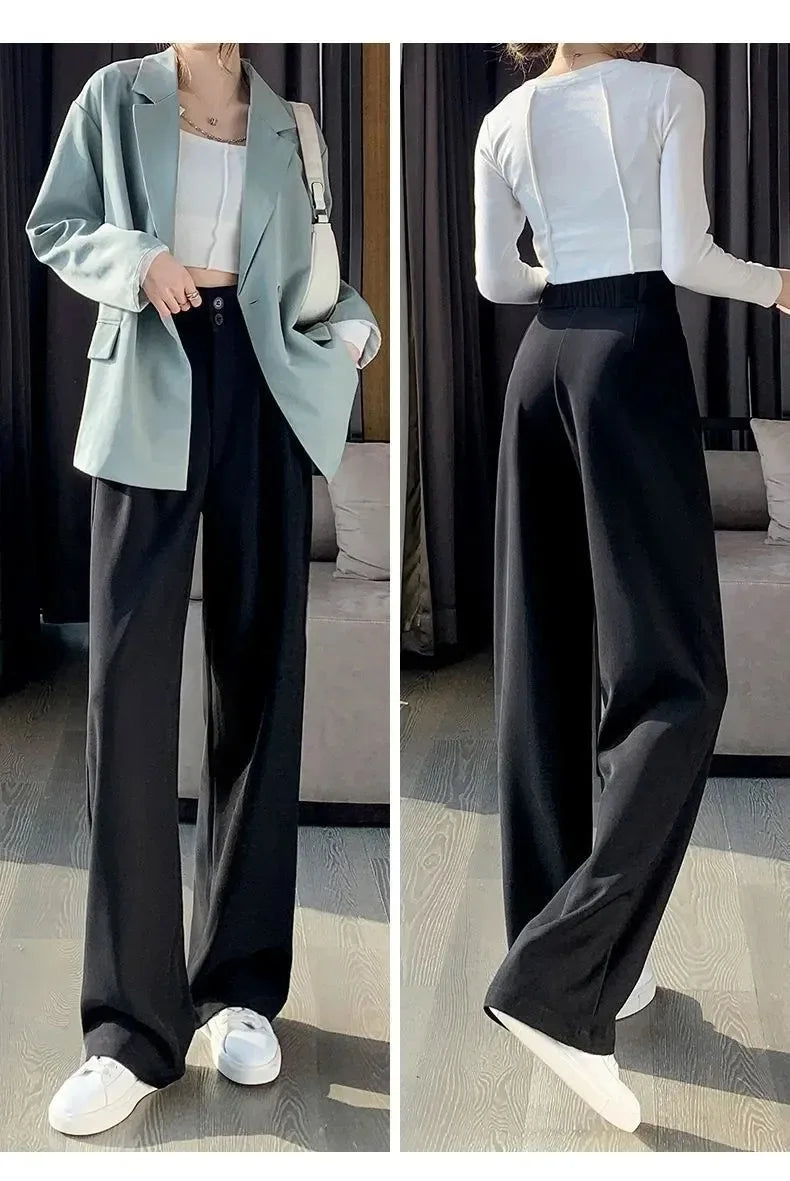 Women’s Wide-Leg High Waist Pants