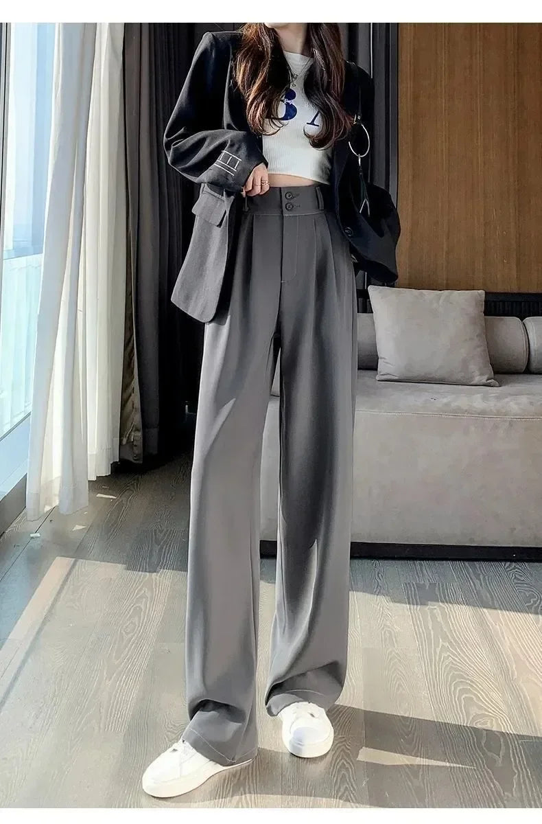 Women’s Wide-Leg High Waist Pants