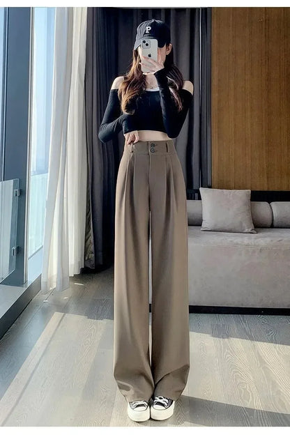 Women’s Wide-Leg High Waist Pants